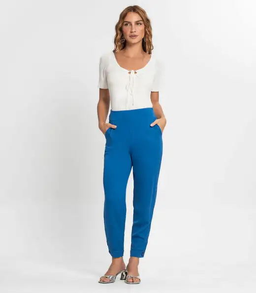 Image_Calça Em Viscose Feminina Endless Azul
