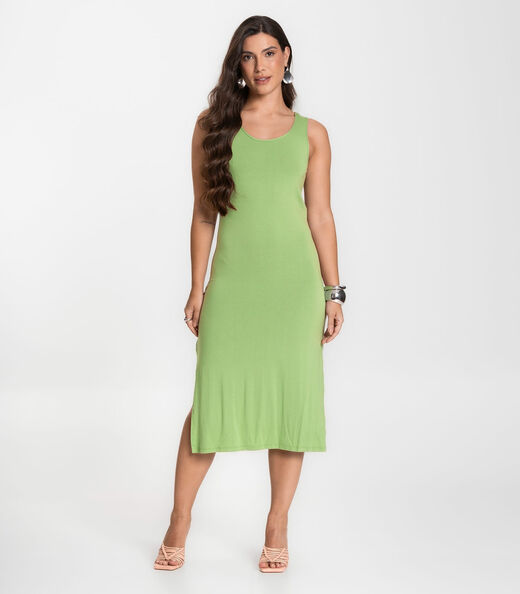 Vestido Midi Feminino Select Verde