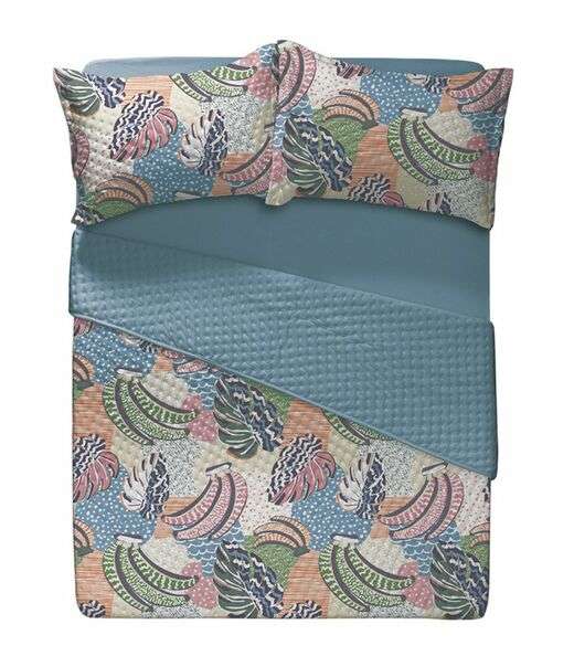 Edredom Queen Malharia sem Igual Altenburg Azul