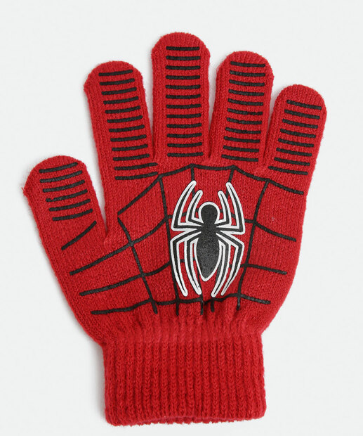 Kit Luva e Touca Estampa Homem Aranha Marvel