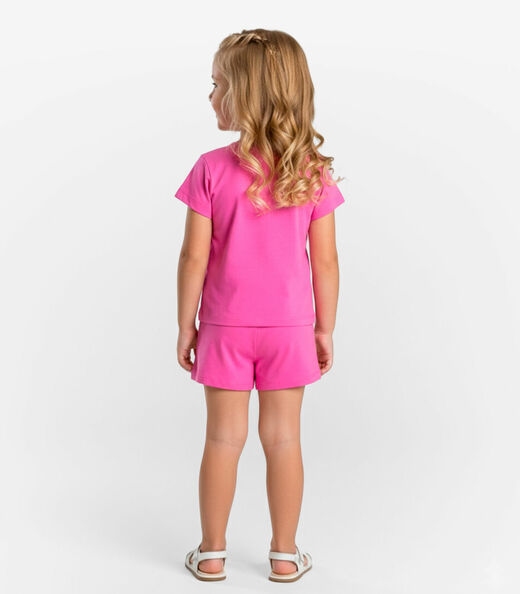 Conjunto Feminino Infantil Seletc Rosa