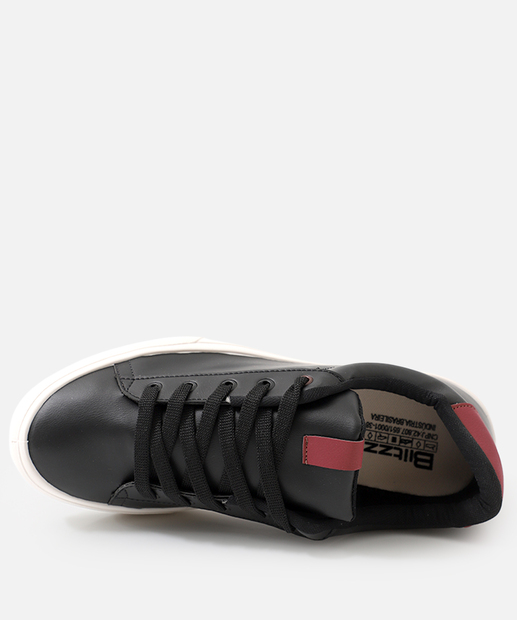 Tênis Masculino Casual Recorte Blittz Preto