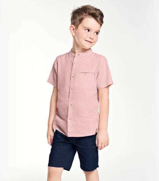 Image_Conjunto Menino Camisa Com Bermuda Trick Nick Rosa