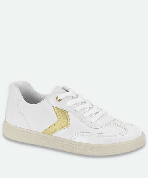 Image_Tênis Casual Feminino Recorte Beira Rio Branco 