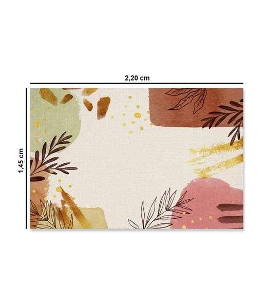 Toalha De Mesa Retangular 6 Lugares Wevans Rosa