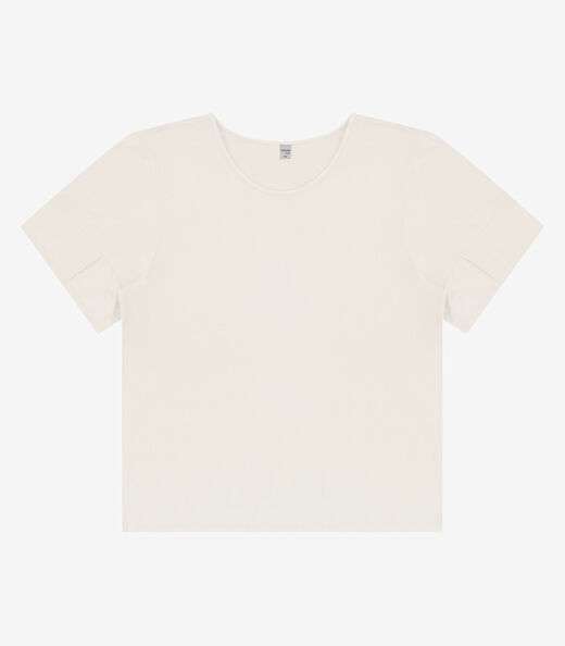 Blusa Plus Size Infinita Cor Rovitex Bege