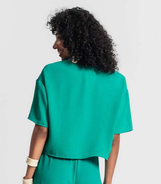 Camisa Feminina Em Air Flow Rovitex Verde