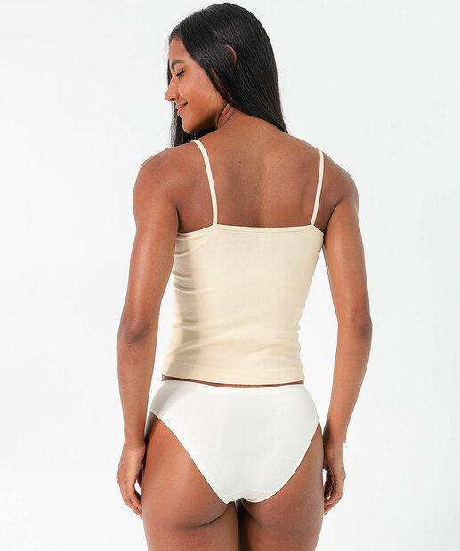 Kit 2 Calcinhas Sem Costura Bíquini Bege