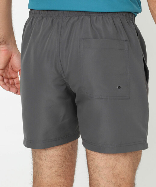 Bermuda Masculina Fitness Básica Bolsos Marisa Cinza