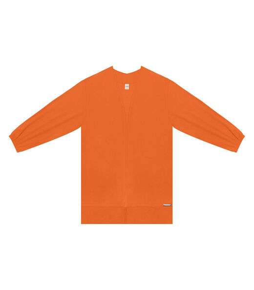 Cardigan 3/4 Feminino Rovitex Laranja