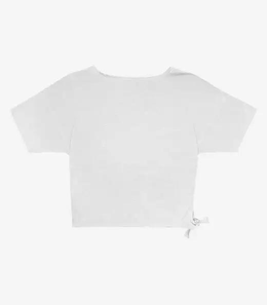 Blusa Infinita Cor Meia Malha Branco