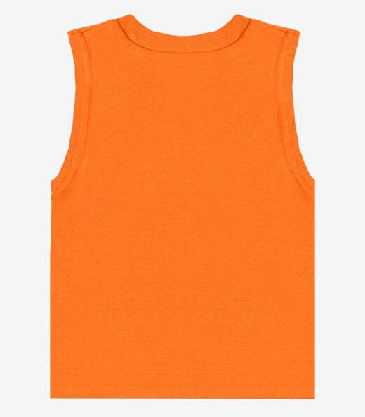 Regata Básica Infantil Lisa Soletex Laranja