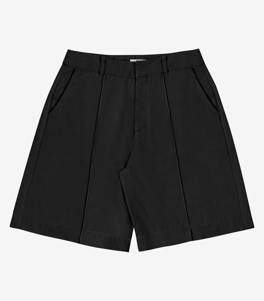 Image_Bermuda Feminina Alfaiataria Viscose Sarja Endless Preto