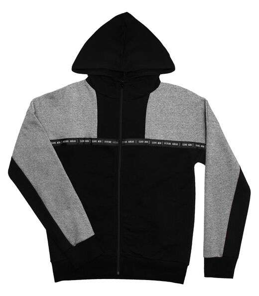 Jaqueta Juvenil Feminina com Capuz Rovitex Teen Cinza