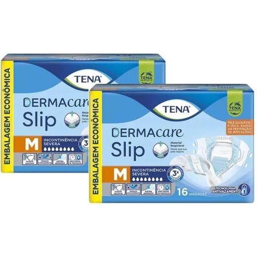 Image_Kit 2 Fraldas Adulto Tena Dermacare M c/16 Unidades cada
