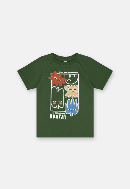 Conjunto Camiseta Short Humor Três e Já