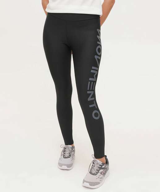 Calça Feminina Legging Fitness Frase Marisa 