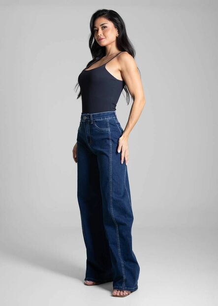 Calça Jeans Sawary Wide Leg - 282229