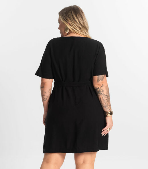 Vestido Curto Secret Glam Preto