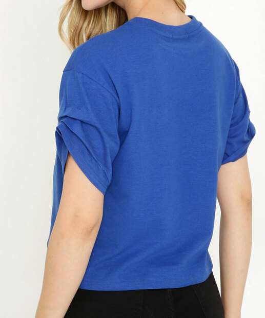 Blusa Feminina Estampada Manga Curta Marisa