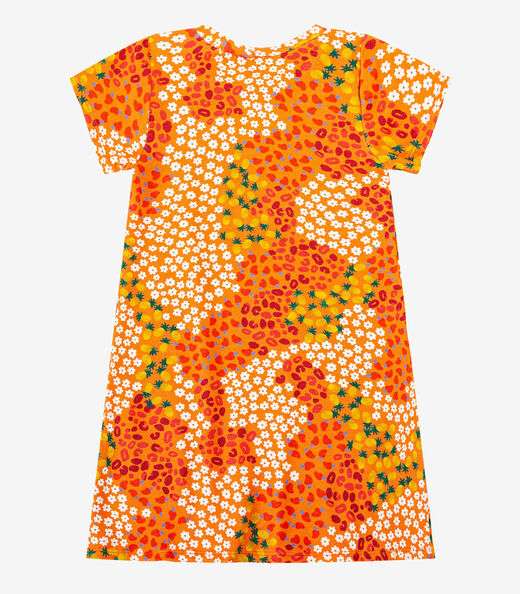 Vestido Menina Infantil Select Laranja
