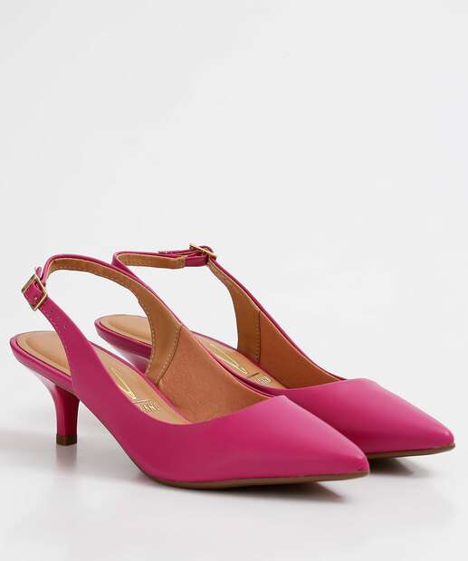 Scarpin Feminino Slingback Salto Fino Vizzano 