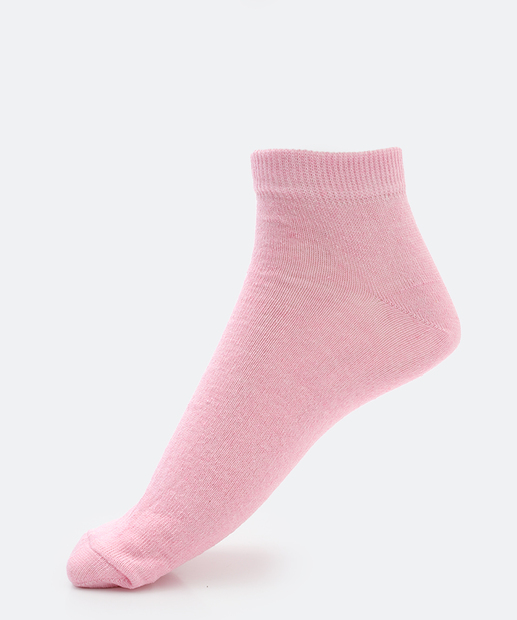 Kit 3 Pares Meias Cano Curto Feminina Estampada Marisa 