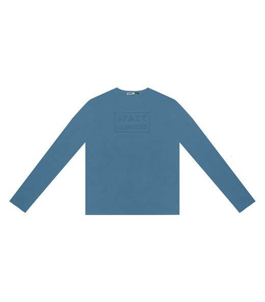 Camiseta Juvenil Masculina Manga Longa Minty Azul