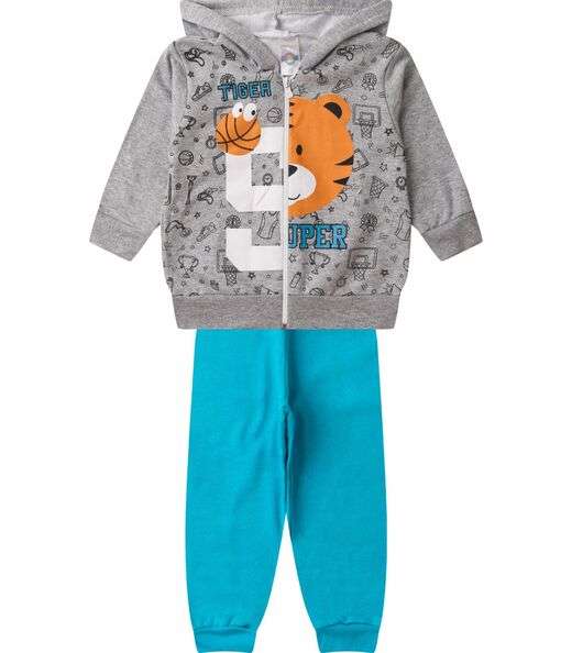 Image_Conjunto De Moletom Infantil Menino Kappes Cinza