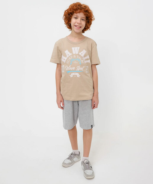 Image_Bermuda Juvenil Moletinho Mescla MR Tam 10 a 16