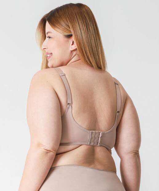 Sutiã Sem Bojo Sem Aro Plus Size DelRio Bege
