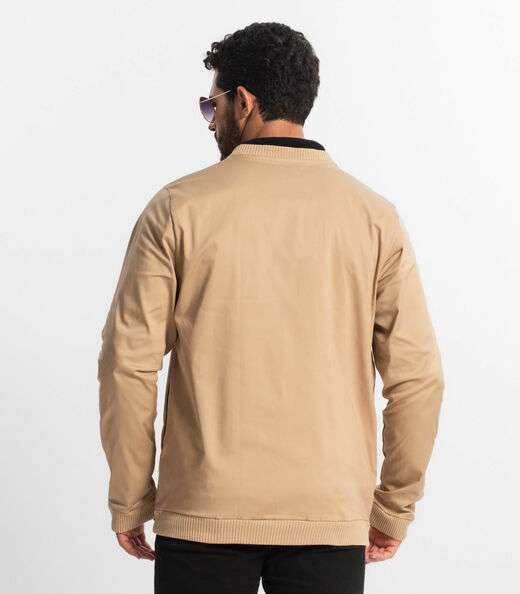 Jaqueta Masculina Em Sarja Diametro Marrom