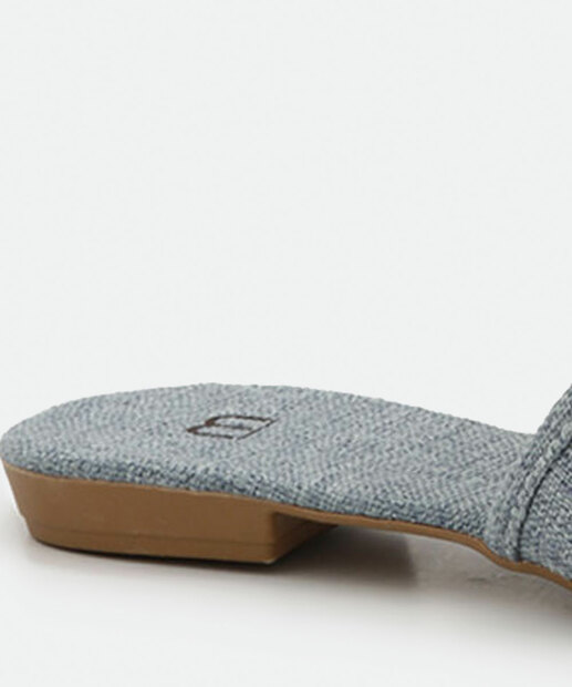 Mule Feminino Laço Textura Bico Fino Marisa