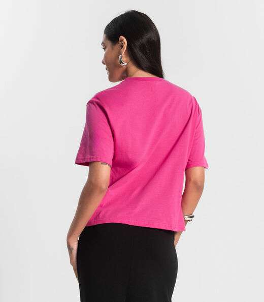 Blusa T-Shirt Feminina Rovitex Rosa