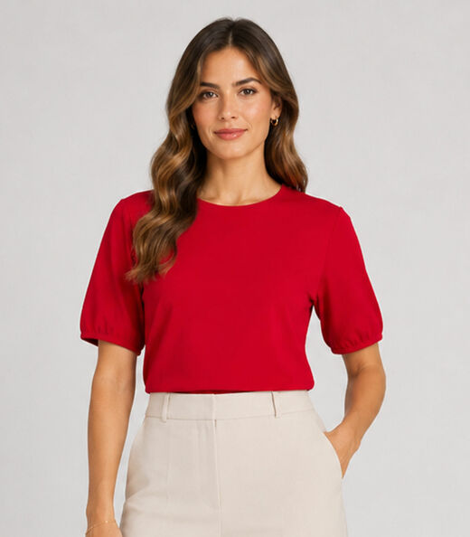 Image_Blusa Feminina Em Tecido Henera Infinita Cor Vermelho