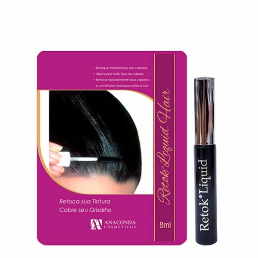 Image_Retoque Líquido Instantâneo Dos Cabelos Preto Anaconda 10ml
