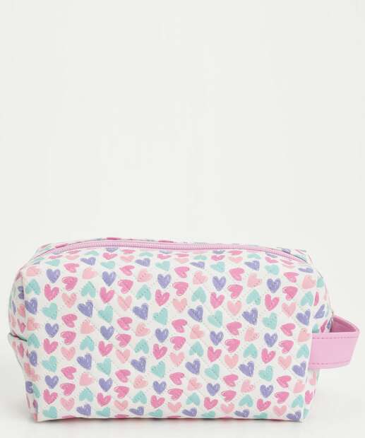  Necessaire Feminina Coração Marisa