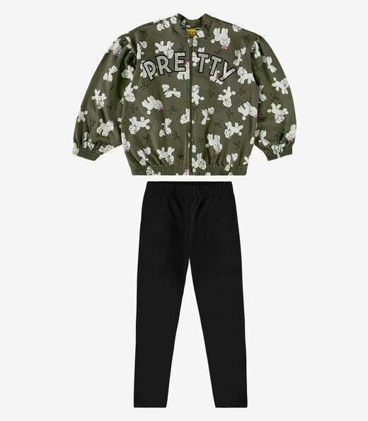 Image_Conjunto Infantil Jaqueta Com Legging Rovi Kids Verde