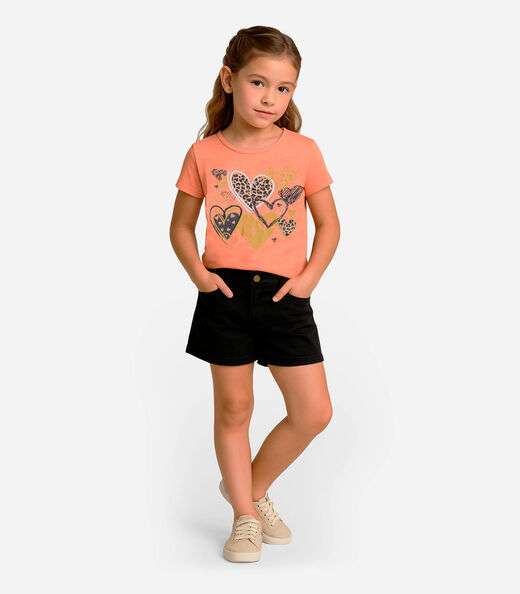 Image_Conjunto Infantil Blusa Com Shorts Rovi Kids Rosa