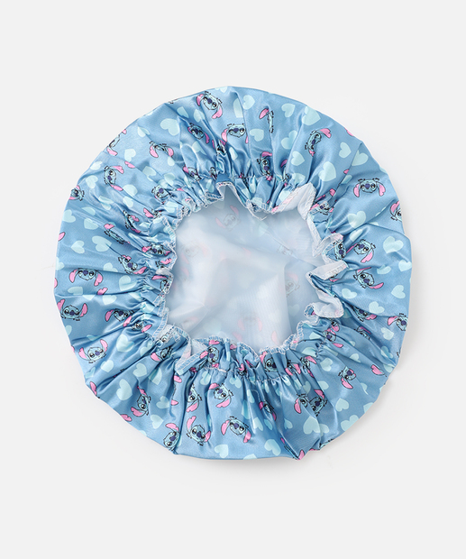 Image_Touca de Banho Feminino Stitch Azul