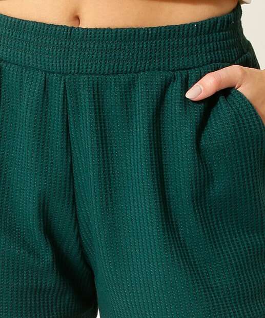 Short Cintura Alta Feminino Textura Marisa