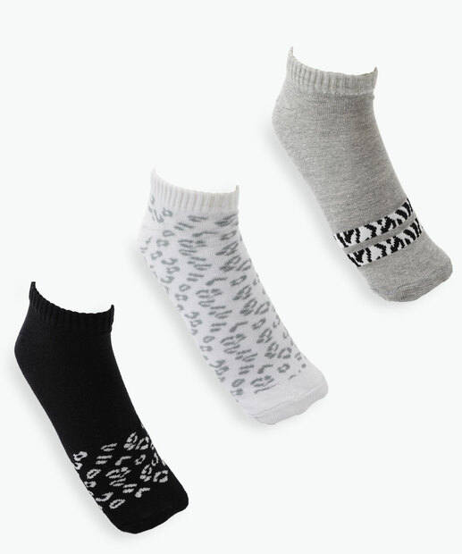 Image_Kit 3 Pares Meias Soquete Feminina Animal Print Marisa
