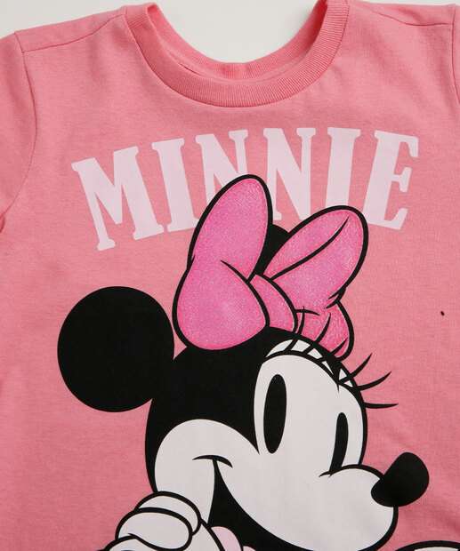 Camiseta Infantil Nó Minnie Disney Tam 1 a 3