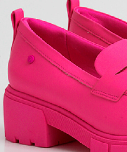 Mocassim Loafer Feminino Salto Grosso Tratorado Ramarim 