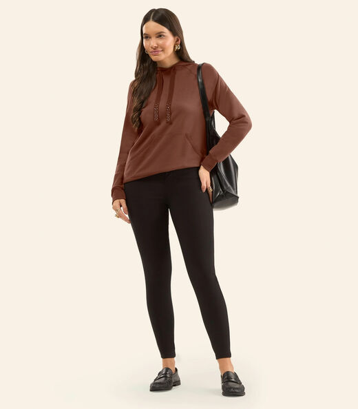 Image_Blusão Feminino Com Capuz Em Molecotton Rovitex Marrom