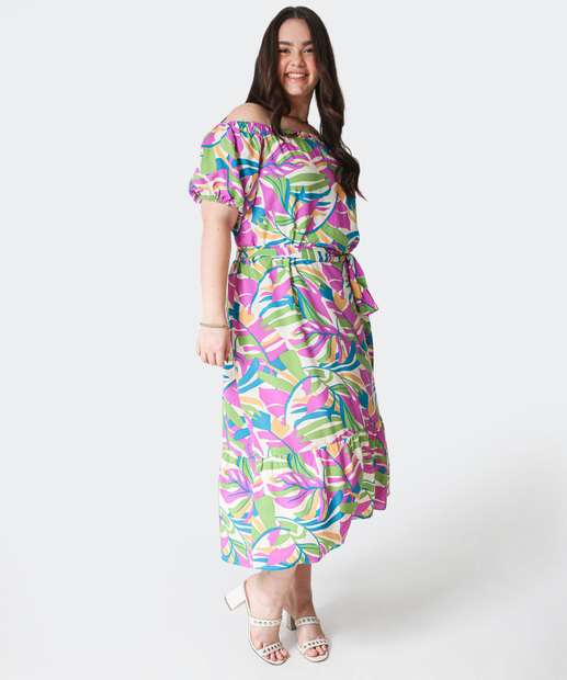 Image_Vestido Plus Size Feminino Midi Ciganinha Marisa