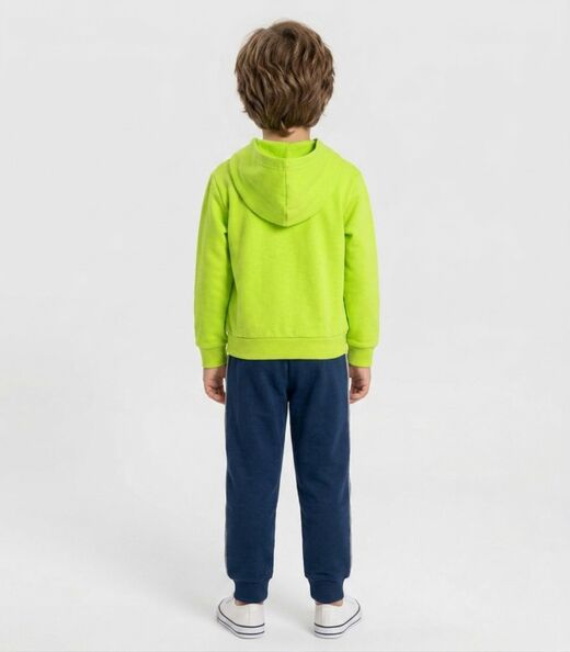 Conjunto Moletom Menino Blusão E Calça Select Verde