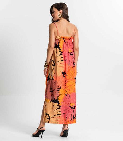 Vestido Midi De Alça Endless Preto