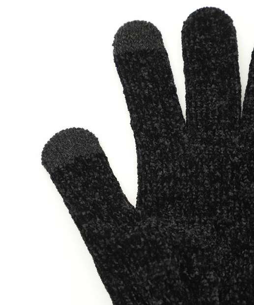 Luva Feminina Chenille Marisa Preto