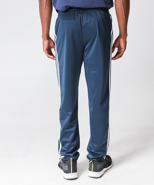 Calça Masculina Helanca Fitness Reta Marisa Azul